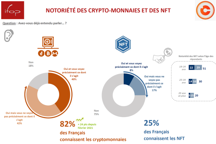 Cryptomonnaies, NFT : une image qui reste spéculative malgré l’intérêt des plus jeunes, d’après une étude Ifop