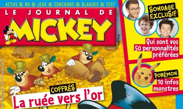 Des Youtubers en tête du classement des personnalités préférées des 7-14 ans du Journal de Mickey