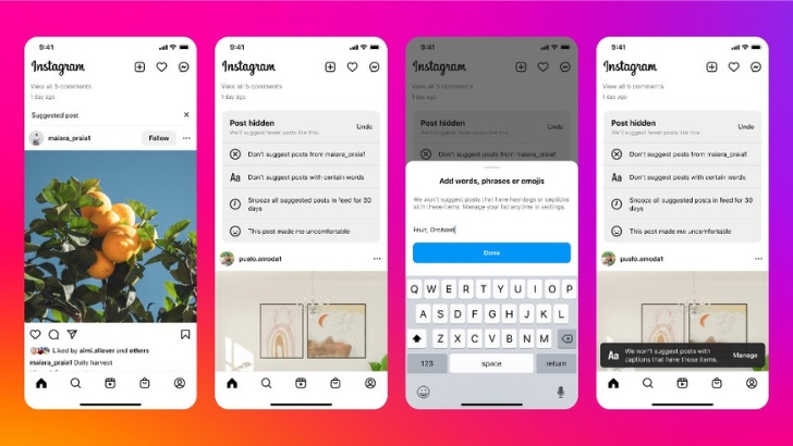 Instagram instaure de nouvelles fonctionnalités pour le bien-être de ses utilisateurs