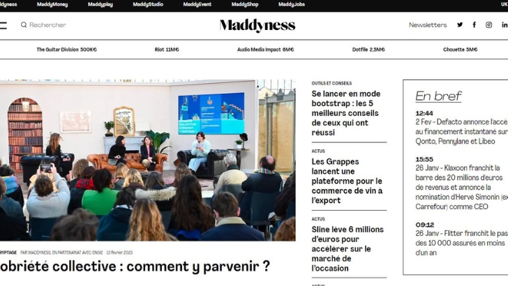 Un nouvel investisseur entre au capital du pure-player Maddyness