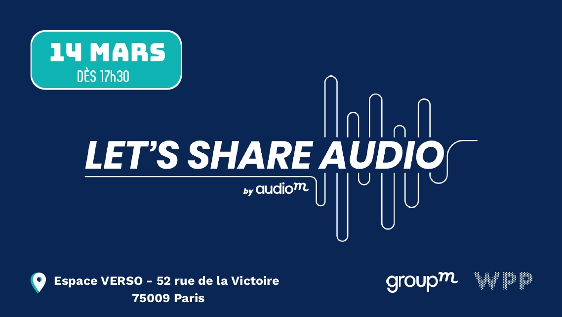 GroupM va lancer sa nouvelle agence « AudioM » lors d’une soirée le 14 mars