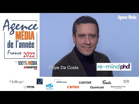 Agence Média de l’année France 2022 J-35 : soutenance de Filipe Da Costa pour Re-mind PHD