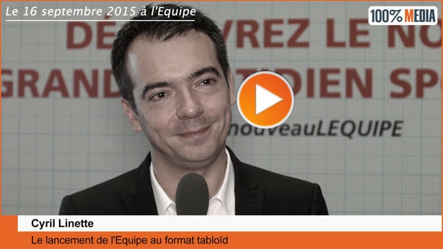 Vidéo : les enjeux du nouveau «l’Equipe» détaillés par Cyril Linette