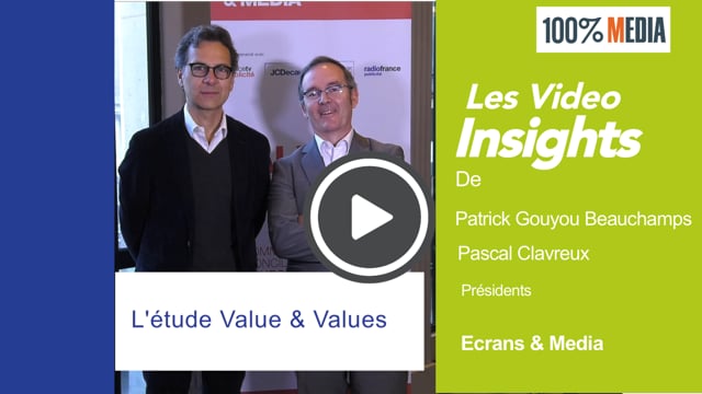 La 3ème édition de l’étude Value & Values par Patrick Gouyou Beauchamps, Pascal Clavreux et Olivier Goulet