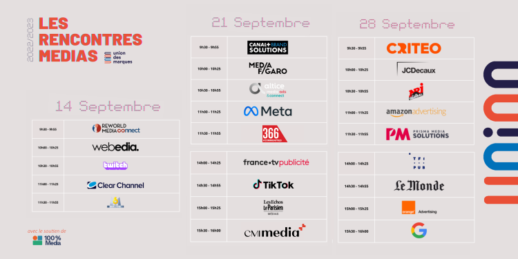 Rencontres Médias 2022 : découvrez le programme